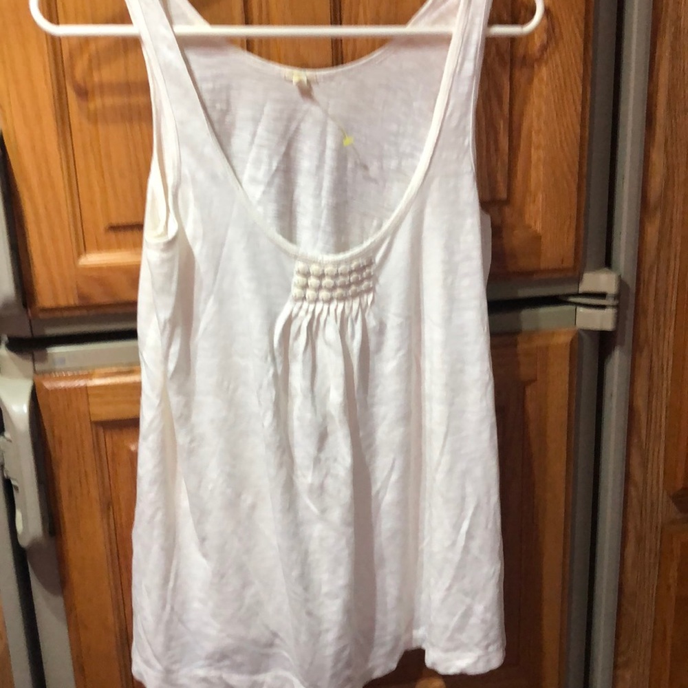 🛍JCrew Tank top‎ Cream